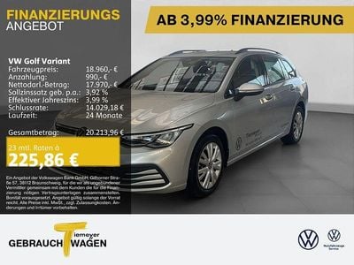 Silber Gebraucht 2023 VW Golf VIII Life Kombi | 18.960 € (Superpreis)