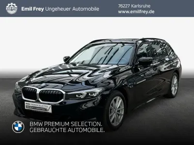 Brugt BMW 320e Sport Line 163 HK (119 kW) 2022 Sort Stationcar
