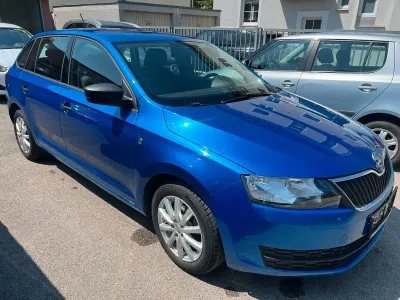 Brugt Skoda Rapid Active 86 HK (63 kW) 2014 Blå Hatchback