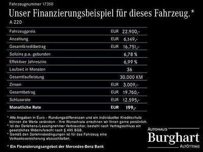 Second-hand Mercedes A220 Business 190 CP (139 kW) 2019 Albastru Berlinǎ