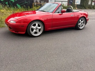 Gebraucht Mazda MX5 120 PS (88 kW) 1991 Rot Cabrio
