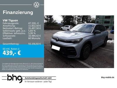 Gebraucht VW Tiguan R-line 193 PS (141 kW) 2025 Silber SUV