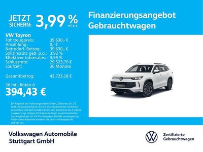 Gebraucht VW Tayron Life 193 PS (141 kW) 2025 Weiß SUV