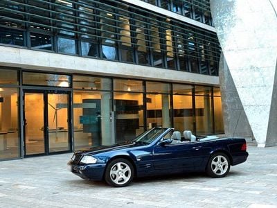 Gebraucht Mercedes SL320 2001 Blau Cabrio