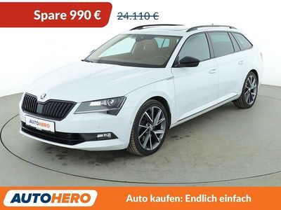 Gebraucht Skoda Superb SportLine 280 PS (205 kW) 2018 Weiß Kombi