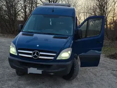 Używany Mercedes Sprinter 131 KM (96 kW) 2008 Niebieski Van