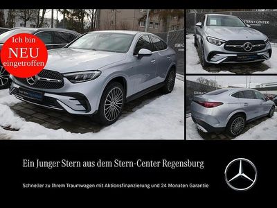 Metalliclack hightechsilber Gebraucht 2025 Mercedes GLC300e AMG Coupé | 68.699 € (Guter Preis)