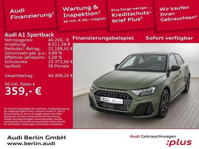 Distriktgrün metallic Gebraucht 2025 Audi A1 Sportback S-Line Kleinwagen | 40.200 €