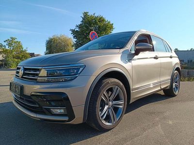Titanium beige Gebraucht 2018 VW Tiguan Highline SUV | 21.999 € (Fairer Preis)
