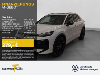 Neu VW T-Roc R-line 150 PS (110 kW) 2026 Weiß SUV