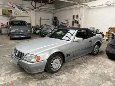 Gebraucht Mercedes SL280 193 PS (141 kW) 1995 Silber Cabrio