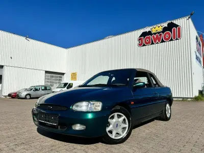 Gebraucht Ford Escort Cabriolet 116 PS (85 kW) 1995 Grün metallic Cabrio