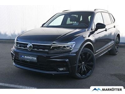 Gebraucht VW Tiguan Allspace Highline 200 PS (147 kW) 2021 Schwarz SUV