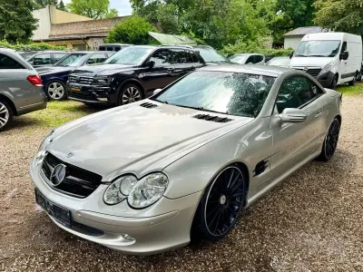 Gebraucht Mercedes SL500 306 PS (225 kW) 2003 Silber Cabrio