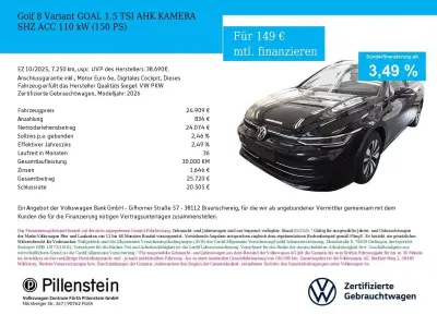 Gebraucht VW Golf VIII Goal 150 PS (110 kW) 2025 Schwarz Kombi