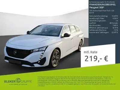 Gebraucht Peugeot 308 SW Active 131 PS (96 kW) 2023 Weiß Kombi