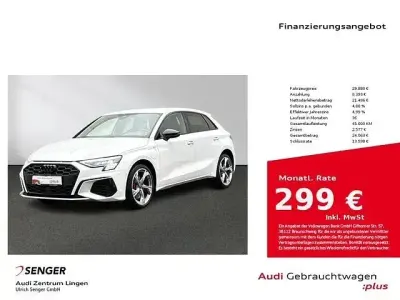 Brugt Audi A3 Sportback e-tron S-Line 245 HK (180 kW) 2022 Hvid Hatchback