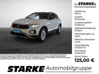 Gebraucht VW T-Roc Life 116 PS (85 kW) 2025 Weiß SUV