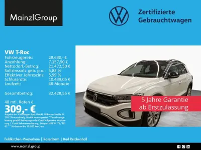 Occasion VW T-Roc Life 150 ch (110 kW) 2025 Blanc SUV