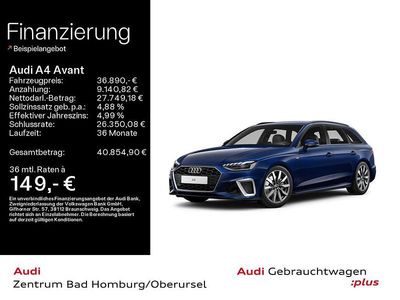 Navarrablau metallic Gebraucht 2024 Audi A4 S-Line Kombi | 36.890 € (Fairer Preis)