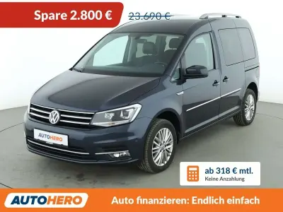 Gebraucht VW Caddy Highline 150 PS (110 kW) 2017 Starlight blue Van / Kleinbus