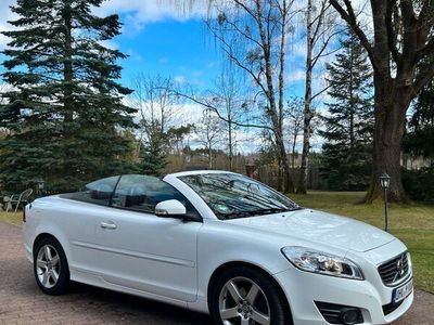 gebraucht Volvo C70 Cabriolet weiß mit Original Windschott