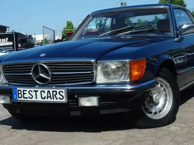 Gebraucht Mercedes SL280 185 PS (136 kW) 1981 Blau Cabrio