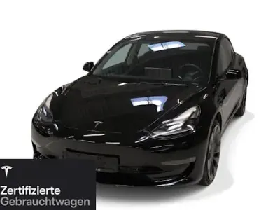 Brugt Tesla Model 3 Performance 377 kW (513 HK) 2022 Sort Sedan