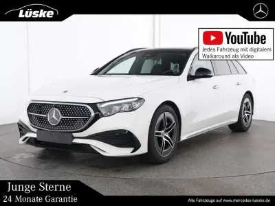 Gebraucht Mercedes E220 AMG line 197 PS (144 kW) 2025 Polarweiß Kombi