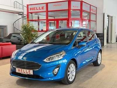 Gebraucht Ford Fiesta Titanium 125 PS (91 kW) 2019 Dynamicblau metallic (metallic) Kleinwagen