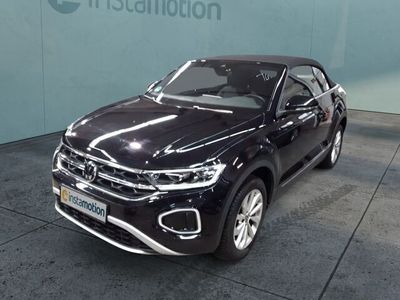 Gebraucht VW T-Roc Cabriolet Style 116 PS (85 kW) 2024 Schwarz Cabrio