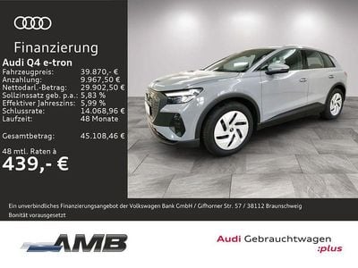 Gebraucht Audi Q4 e-tron Ambiente 210 kW (286 PS) 2025 Kieselgrau SUV