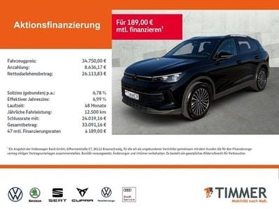 Gebraucht VW Tiguan Goal 150 PS (110 kW) 2025 Grenadillschwarz metallic SUV