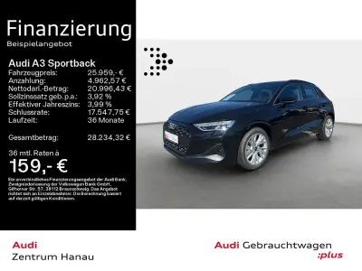 Gebraucht Audi A3 Ambiente 116 PS (85 kW) 2025 Mythosschwarz metallic Limousine