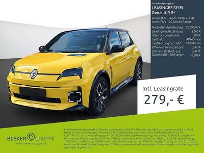 Gelb Neu 2025 Renault 5 E-Tech Iconic Limousine | 29.740 € (Fairer Preis)
