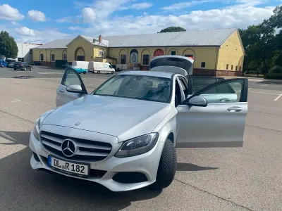 Gebraucht Mercedes C200 2015 Silber Kombi