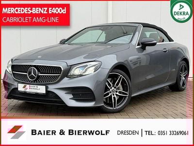 Second-hand Mercedes E400 AMG line 340 CP (250 kW) 2020 Gri Cabrio