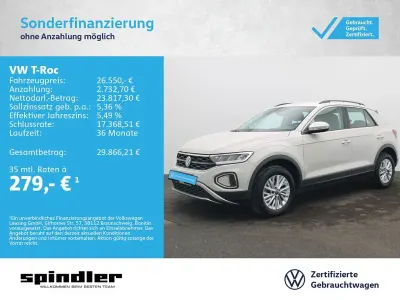 Gebraucht VW T-Roc Life 150 PS (110 kW) 2024 Ascotgrau SUV