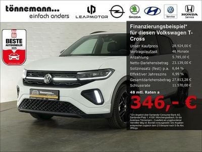Usata VW T-Cross R-line 150 CV (110 kW) 2025 Bianco SUV