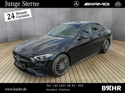 Gebraucht Mercedes C220 AMG 200 PS (147 kW) 2023 Schwarz Limousine