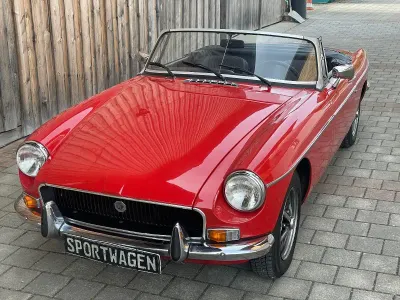 Brugt MG B 95 HK (69 kW) 1973 Rød Cabriolet