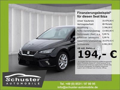 Mitternachtsschwarz Gebraucht 2024 Seat Ibiza FR Kleinwagen | 16.979 € (Guter Preis)
