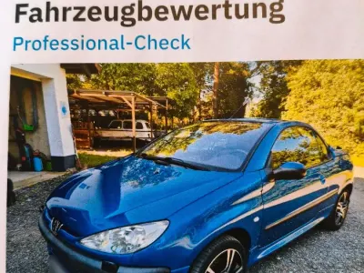 Gebraucht Peugeot 206 CC 109 PS (80 kW) 2002 Blau Cabrio