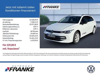 Nowe VW Golf VIII 116 KM (85 kW) 2026 Biały Kombi