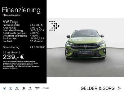 Brugt VW Taigo R-line 150 HK (110 kW) 2022 Grøn SUV