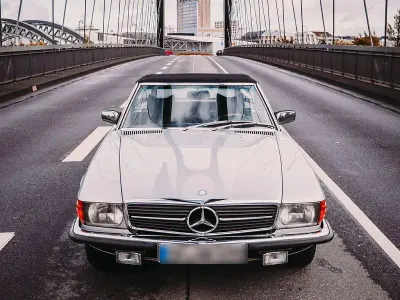 Gebraucht Mercedes SL280 185 PS (136 kW) 1979 Silber Cabrio