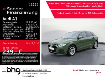 Gebraucht Audi A1 Sportback Advanced Plus 116 PS (85 kW) 2025 Distriktgrün metallic Kleinwagen