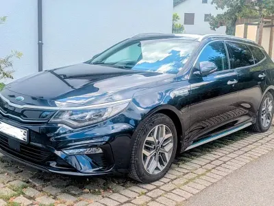 Gebraucht Kia Optima Hybrid Spirit 205 PS (150 kW) 2021 Blau Limousine