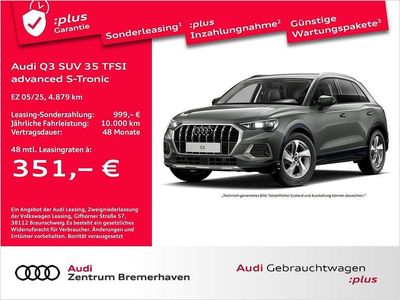 Gebraucht Audi Q3 Advanced Plus 150 PS (110 kW) 2025 Chronosgrau metallic SUV