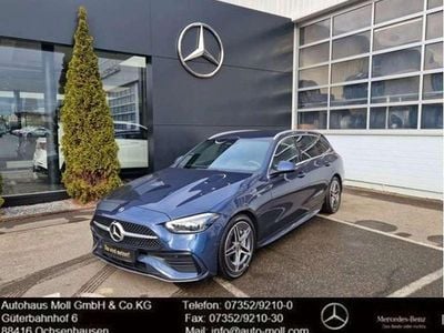 Gebraucht Mercedes C220 AMG 197 PS (144 kW) 2023 Sodalithblau Kombi